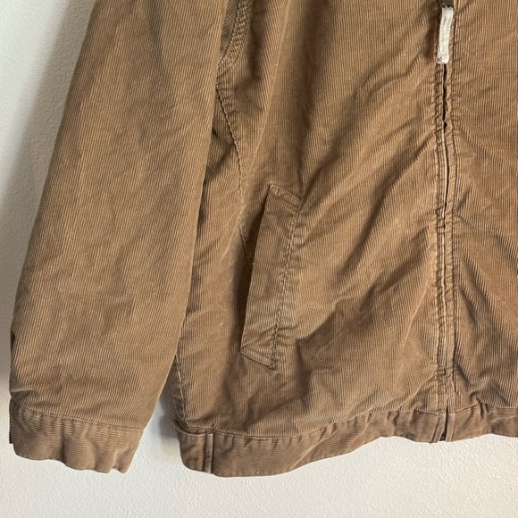 J. Crew M Men’s Brown Corduroy Bomber Jacket - Picture 3 of 12